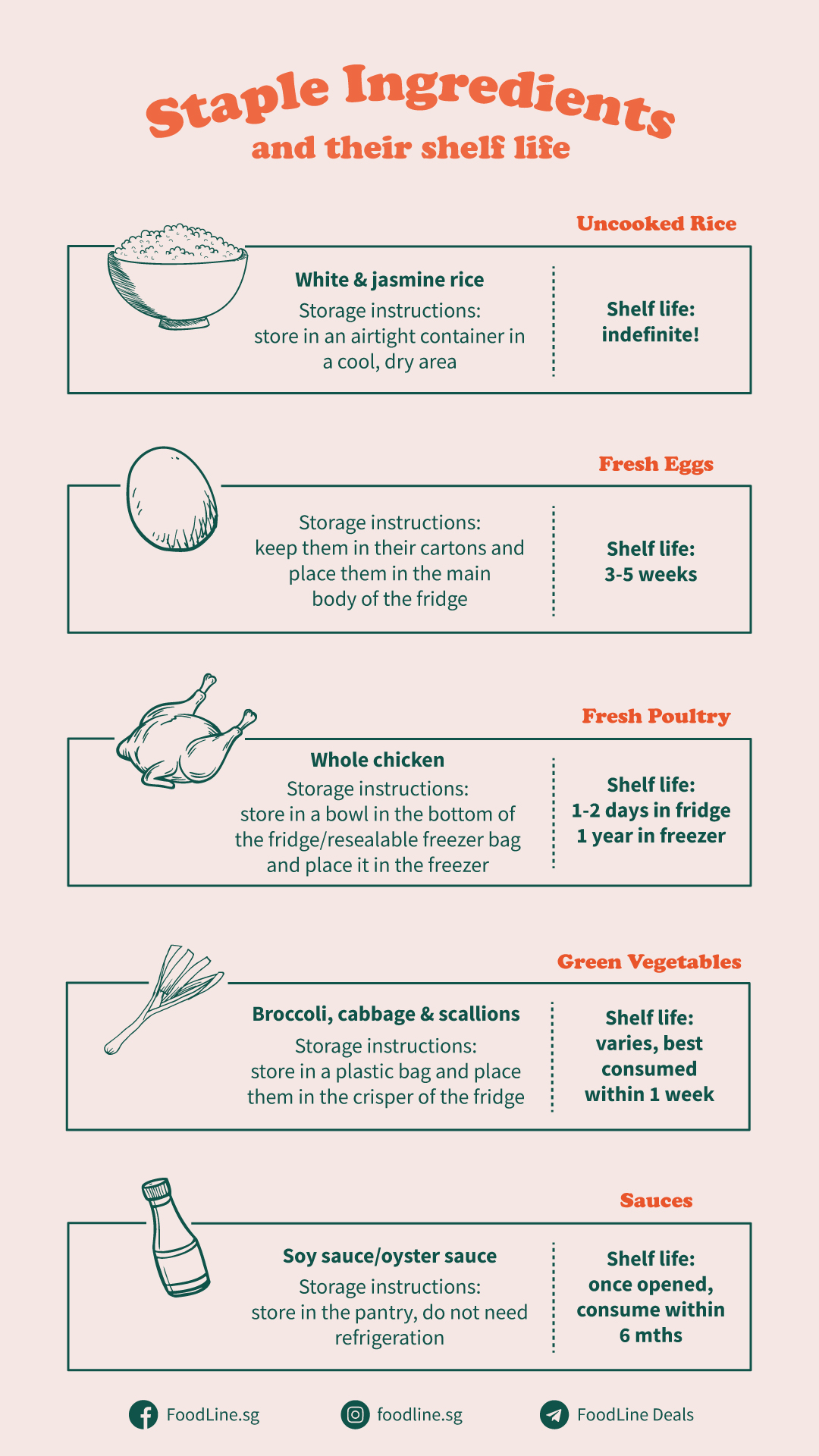 Staple Ingredients & Their Shelf Life