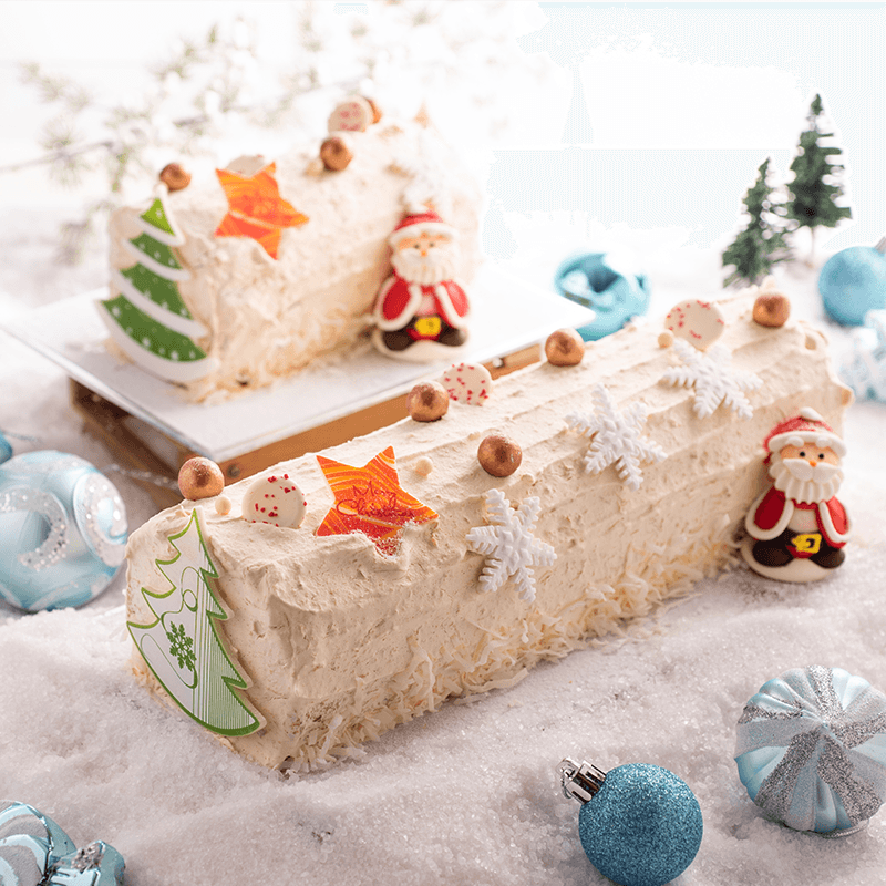 Gula Melaka Log Cake