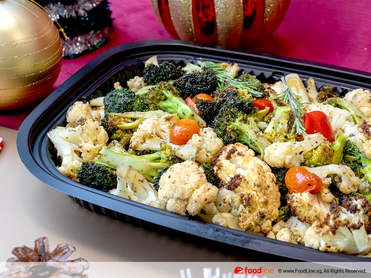 Roasted Christmas Veggie Medley