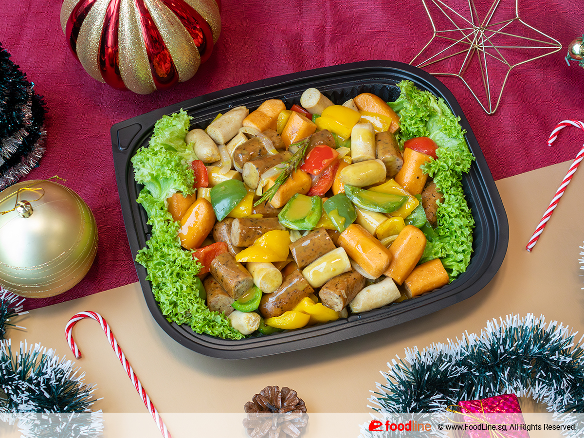 Trio Sausage Platter with Merry Mustard Dip