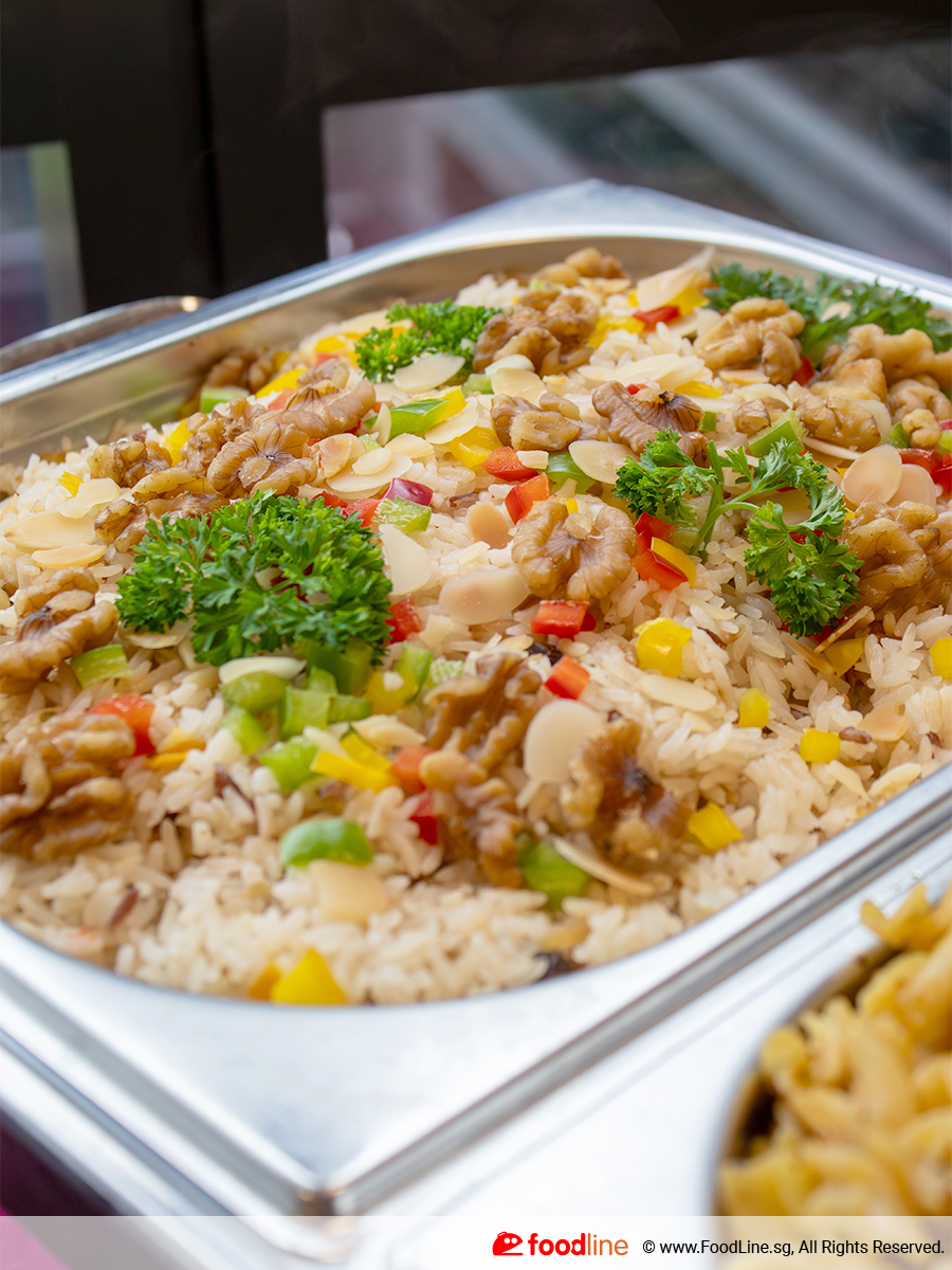 Raisin Pulao Rice with Bell Pepper & Roasted Cashew Nuts