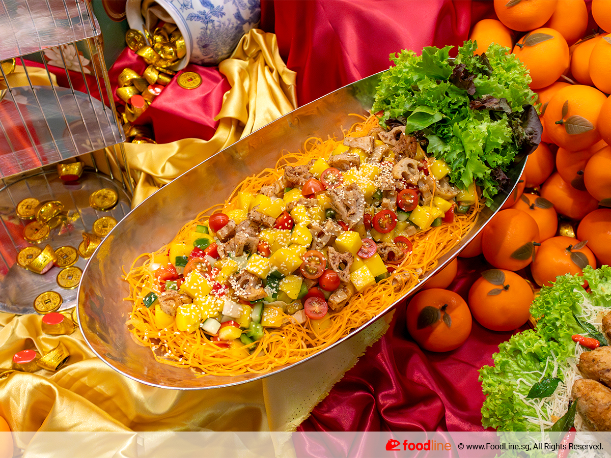 Joyful Harmony Mango and Lotus Root Salad with Yuzu Plum Dressing (Vegan)