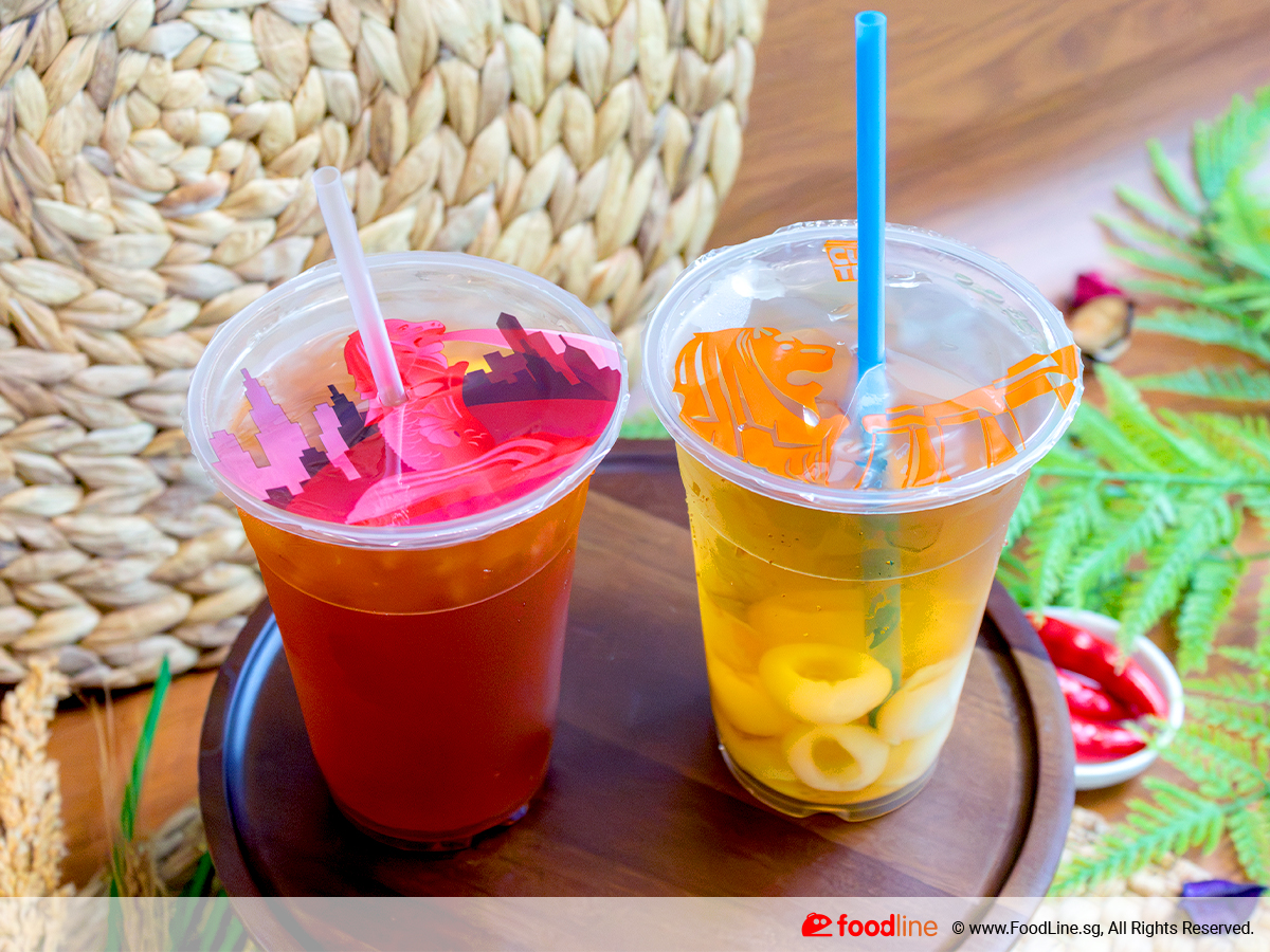 Homemade Ice Lemon Tea & Longan Drink