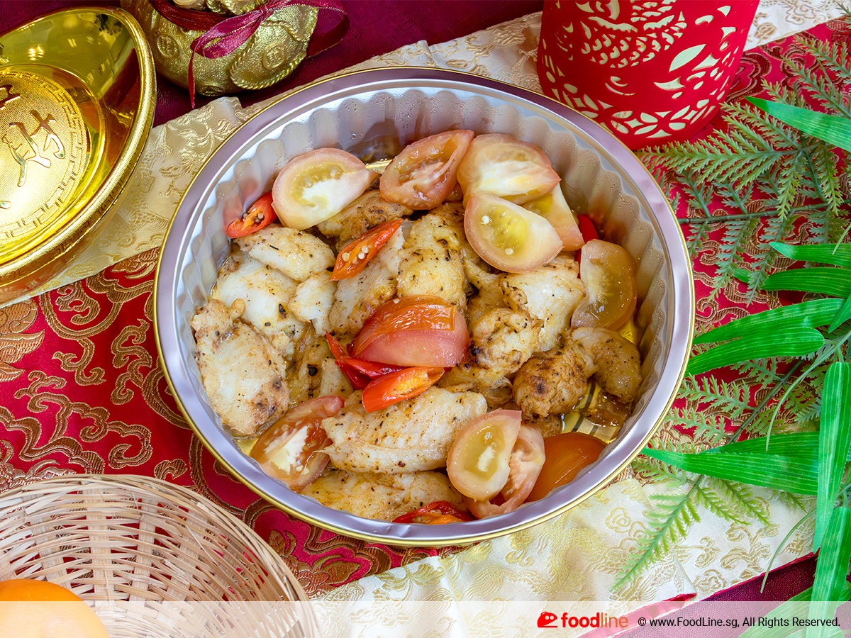 Baked Fish Fillet with Spicy Sauce (酱爆烤鱼柳)
