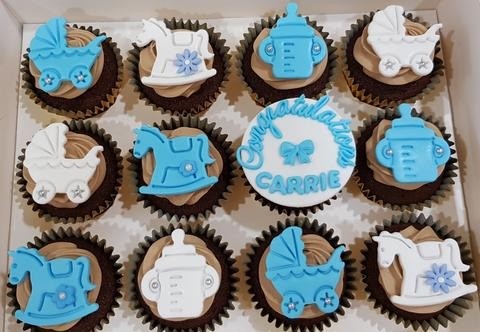 Baby Shower Cupcakes Box Of 12pcs At 60 00 Per Set Cuppacakes Baby Shower Cupcakes Box Of 12pcs At 60 00 Per Set Cuppacakes