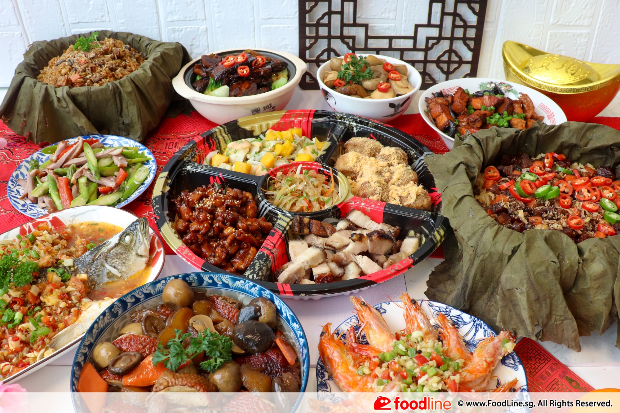 Fu Kwee Caterer Pte Ltd - CNY Party Set  (w/Yu Sheng, Platter)