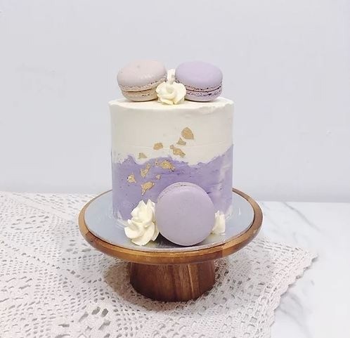 Pastel Purple X Gold Petite Cake At 48 00 Per Cake Honeypeachsg