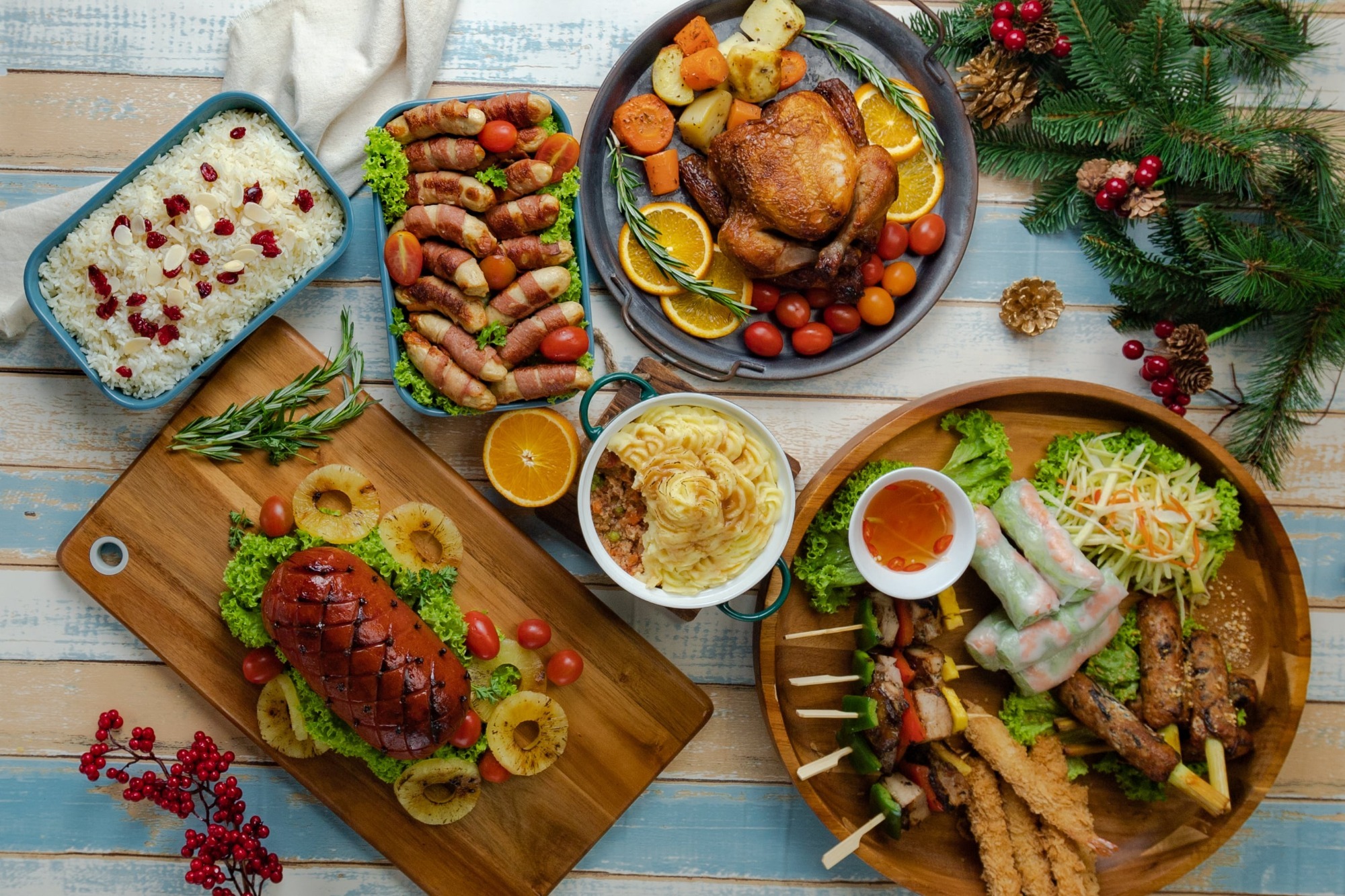 See photos for Christmas Flatlay