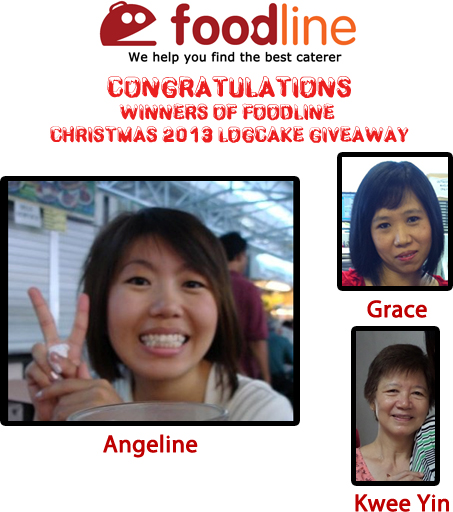 FoodLine Christmas 2013 Logcake Givewaway Winner