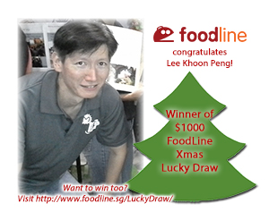 Winner of Christmas 2013 Lucky Draw