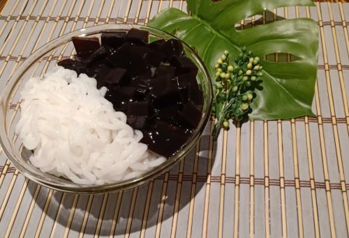 Grass Jelly & Coconut